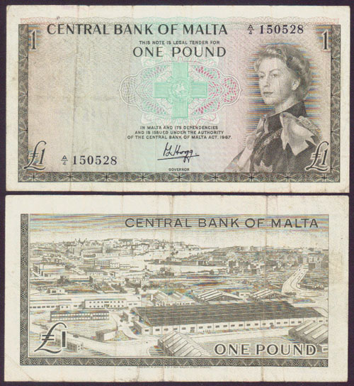 1969 Malta 1 Pound L001325